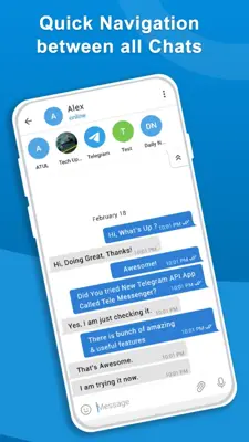 TeleMessenger android App screenshot 2